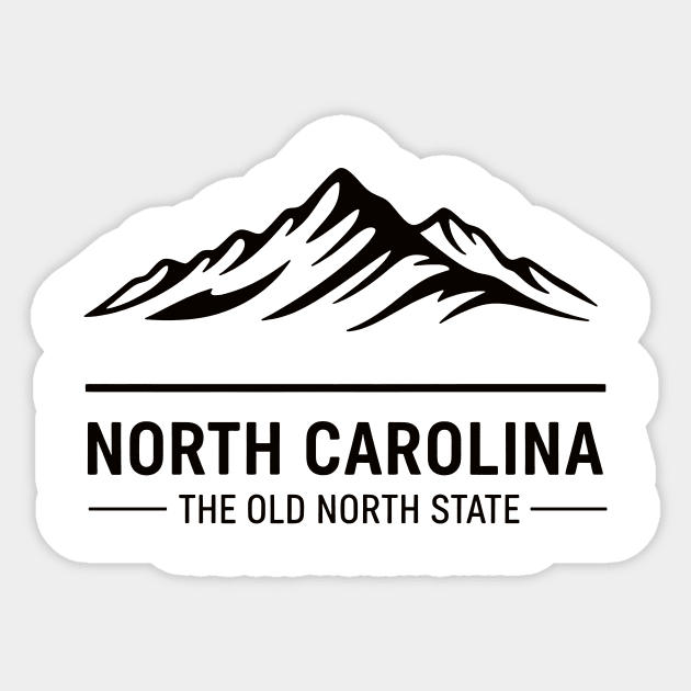North Carolina Sticker by CreativeSage